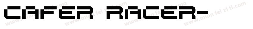 Cafer Racer字体转换